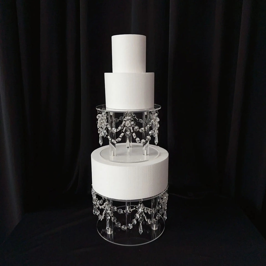 Hot sale new style wedding acrylic cake stand wedding scene layout crystal cake stand wedding supplies