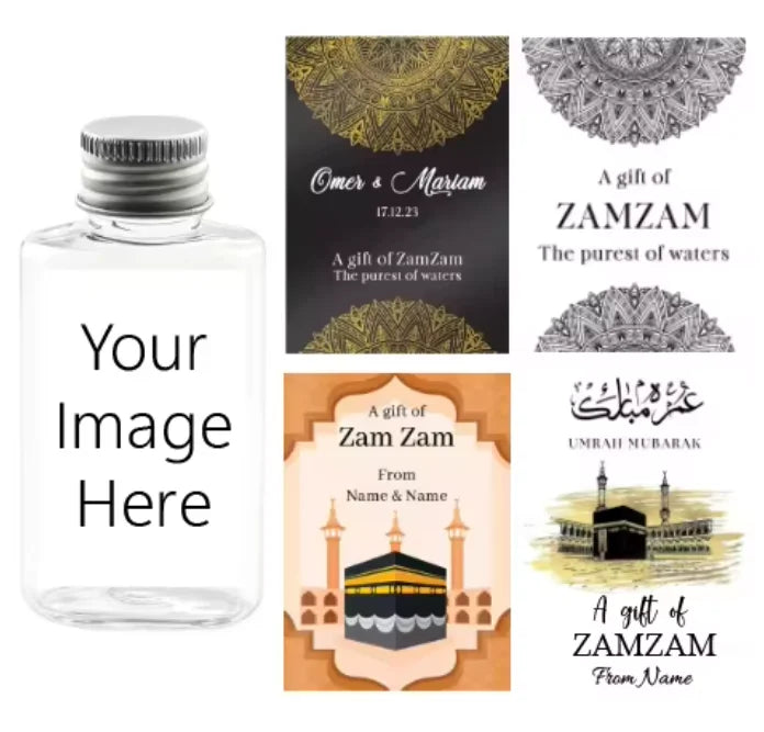 Zamzam Water Plastic Bottle – Refillable Gift for Islamic Celebrations