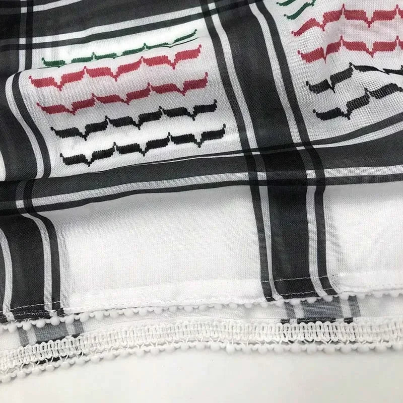 New Arab Men's and Women's Headscarf Jacquard Arafat UAE Dubai Scarf Middle East Saudi Arabia