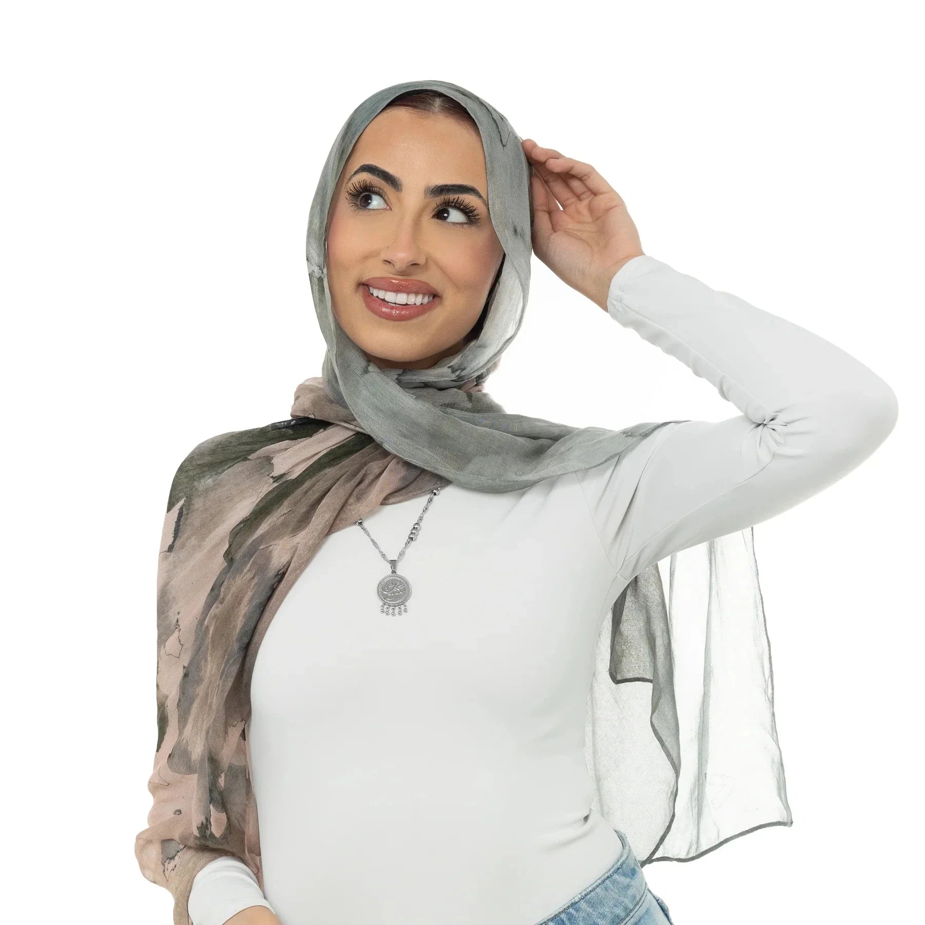 "Maktub" Vintage Coin Necklace Circle Chain Pendant Gold Beads Women's Choker Islamic Jewelry Eid Gift for Mom Women Gifts