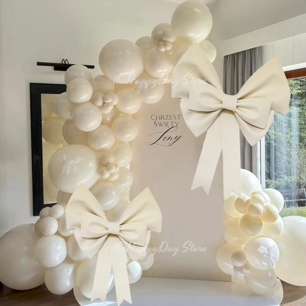 10/5/3Pcs Cream Heart Foil Balloons 18inch Multi Pink Beige Heart Helium Balloons for Wedding Birthday Party Decorations Globos