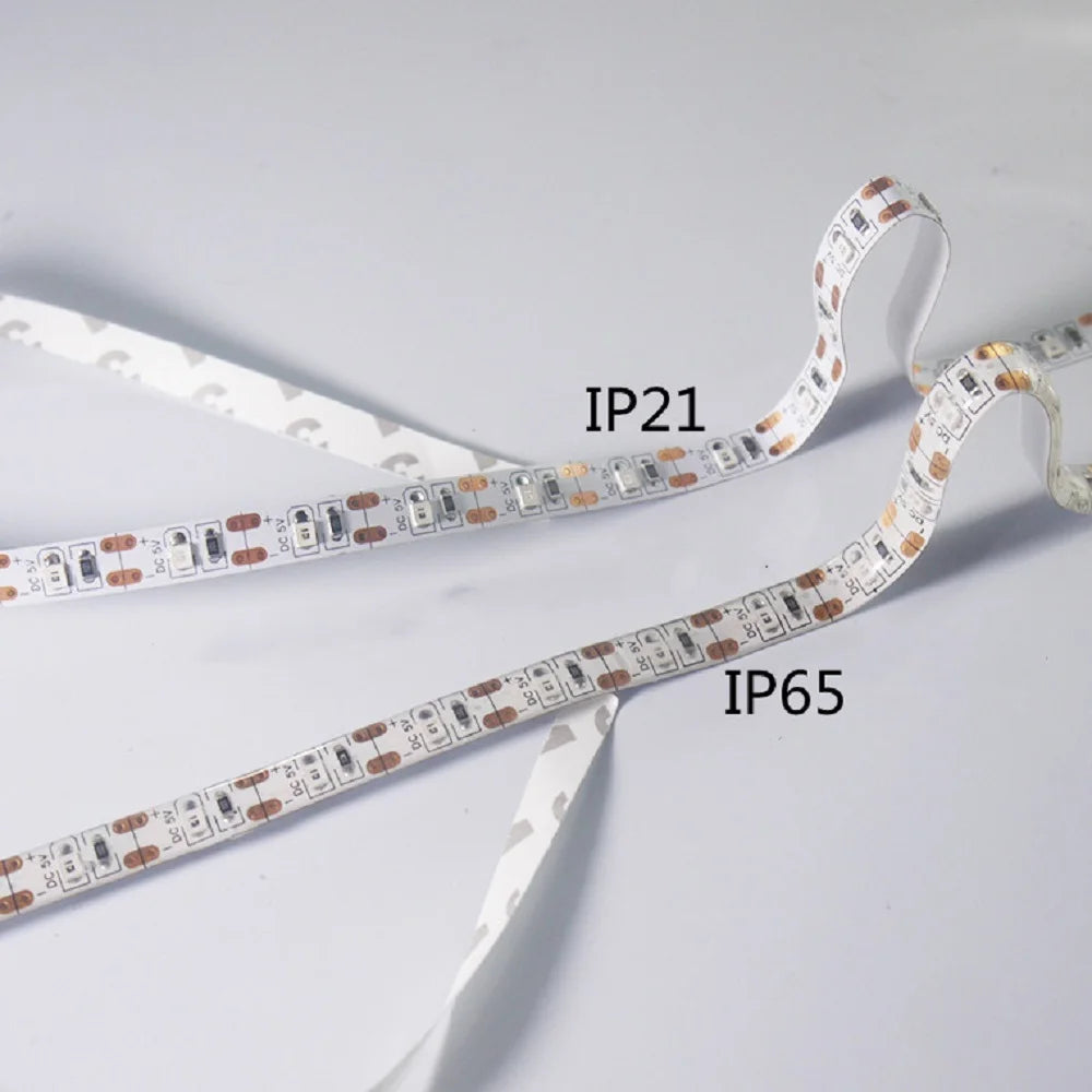 USB LED Strip Light DC5V 2835 With Dimmer/ON OFF Switch Warm Cool White Red Blue Green Pink Led Ribbon Ceiling Cabinet Light