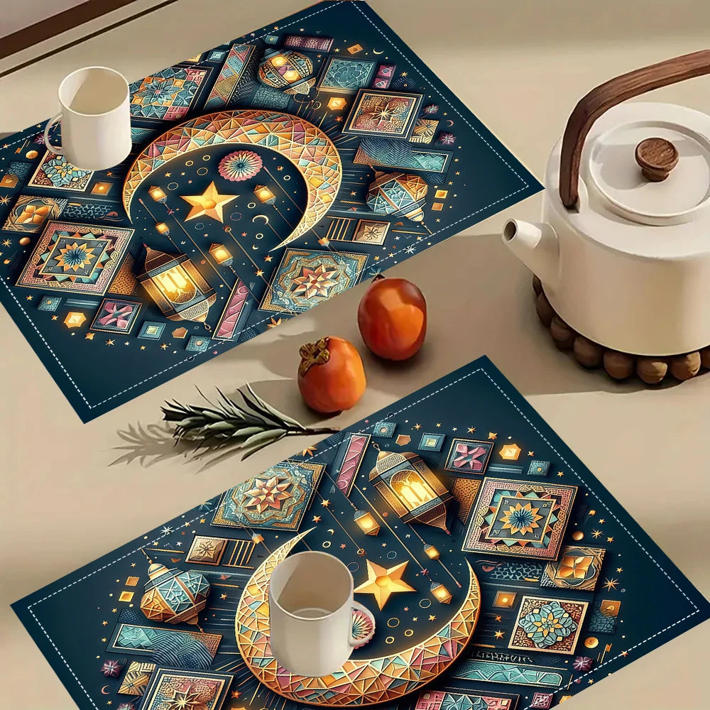 Ramadan meal mat, suitable for daily home, restaurant, outdoor picnic use, Eid al Fitr