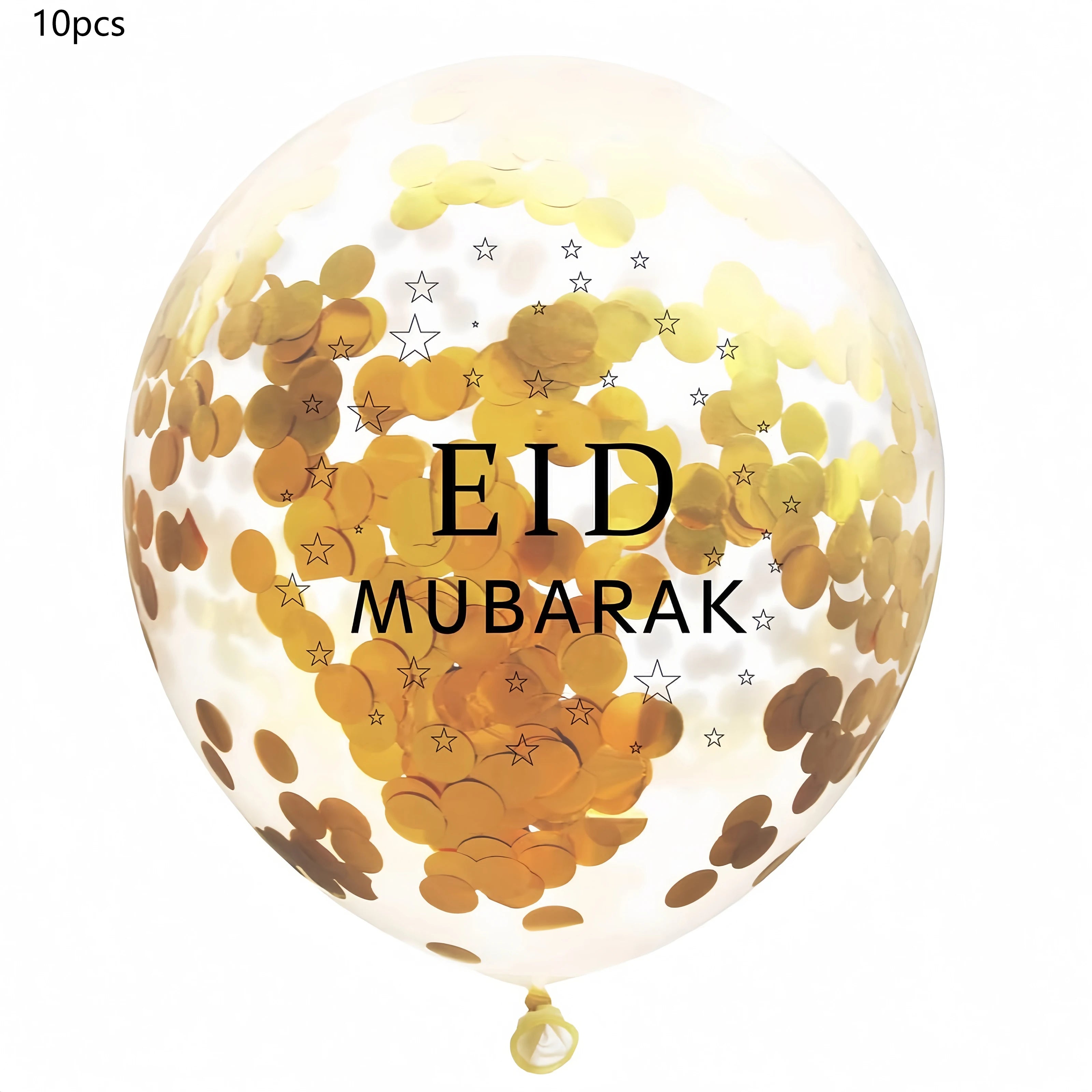 10/11/15/22pcs Eid Mubarak Latex Balloon Ramadan Kareem Decoration Air Globos Ramadan Mubarak Festival Party Supplies