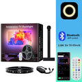 RGBIC LED TV Backlight Strip with AR Sensor Sync to Screen Ambient Lighting APP Control for 35-80 Inch TVs Monitors Gaming Room