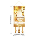 Middle Eastern Festival Decoration Flag Hanging Ramadan Party Decoration Door Hanging Festival Party Decoration Flag Ramadan
