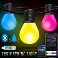 Smart WIFI and Bluetooth G40 LED Bulb String 15M/30M USB Festoon Fairy Lights Room Outdoor Garden Camping Decor Garland Light