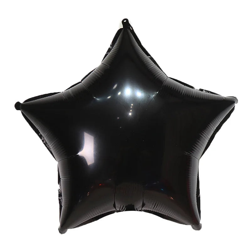10-18inch Pentagram Aluminum Film Balloons Birthday Decoration Wedding Room Layout Automatic Sealing Star Luster Aluminum Foil