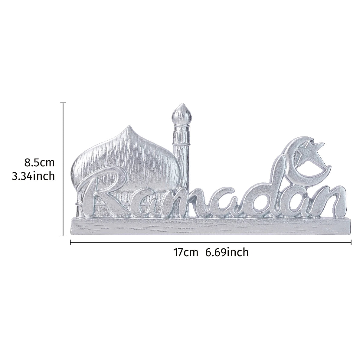 1PC, Creative Simple Castle Ramadan Letter-shaped Decorative Item, Suitable for Giving Cute Gifts During Ramadan Festival