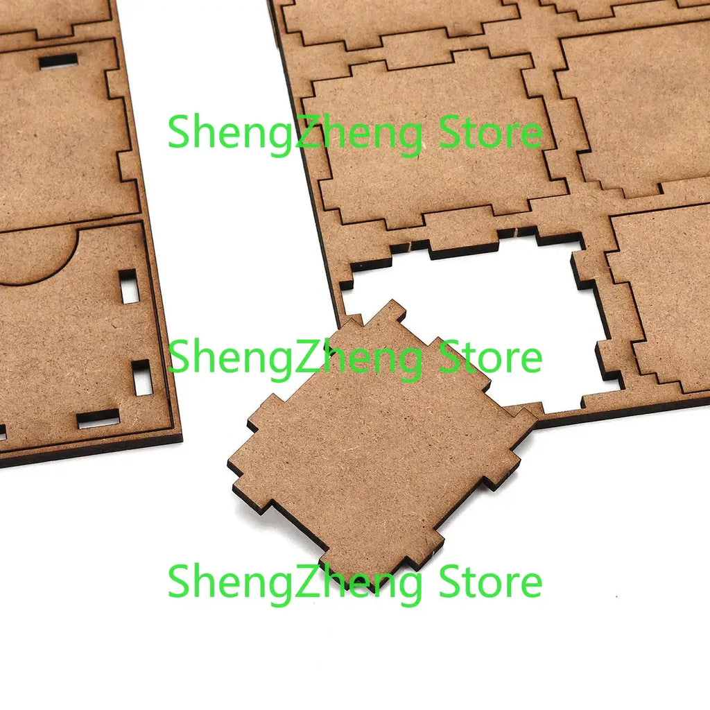 Ramadan Advent Calendar DIY House Drawer 30 Grids MDF Stand Rack Decorations