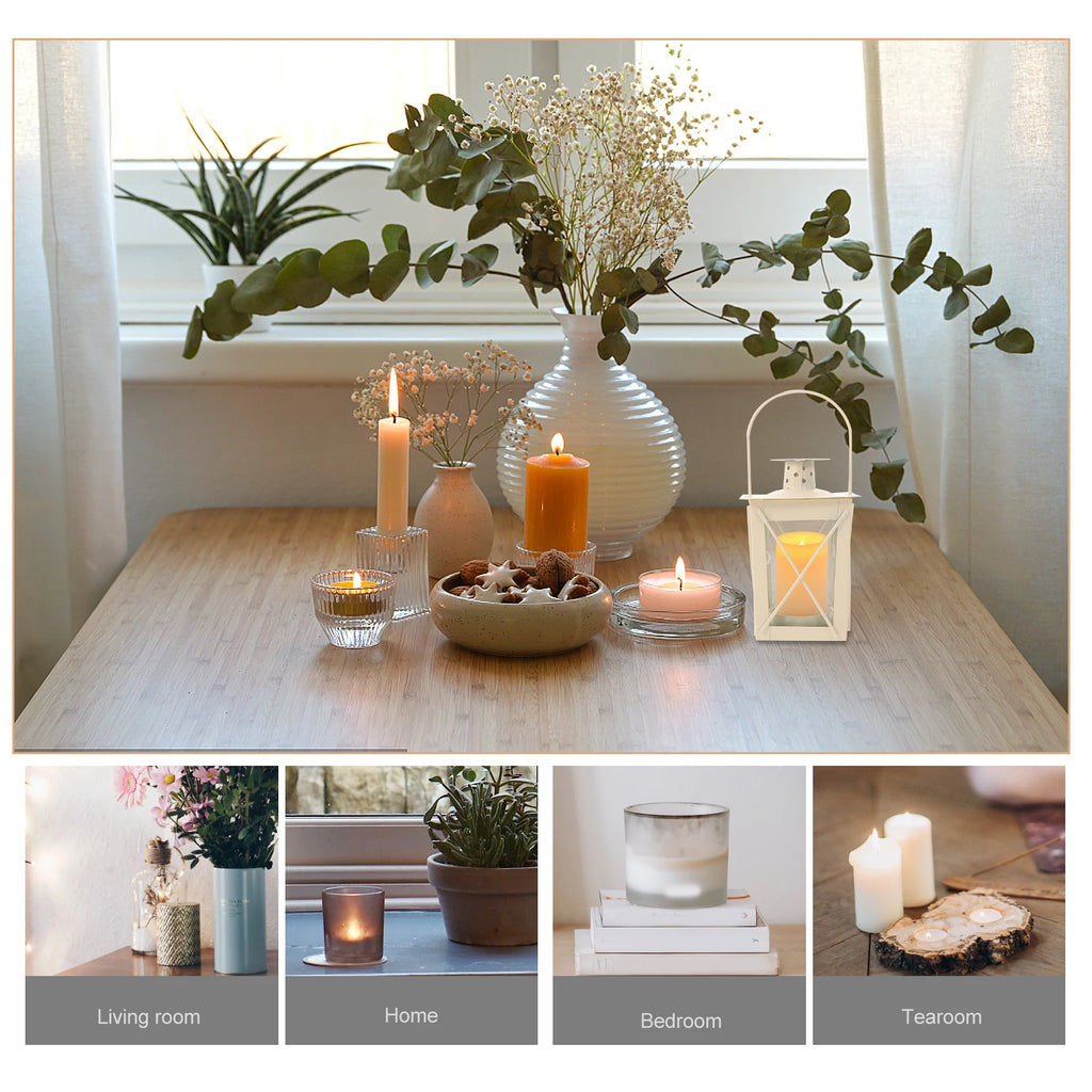 Iron Lantern White Wedding Gift Decoration Tabletop Romantic C Lantern Morocco Style Home Events