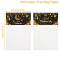 Eid Mubarak Treat Bag Topper Candy Bag Ramadan Decorations For Home 2025 Islamic Muslim Party Decor Ramadan Kareem EID Al Adha