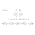10Pcs 3D Acrylic Mirror Diagonal Lace Wall Stickers Porch Wardrobe Border Decoration Wall Decals Peel & Stick Home Decoration
