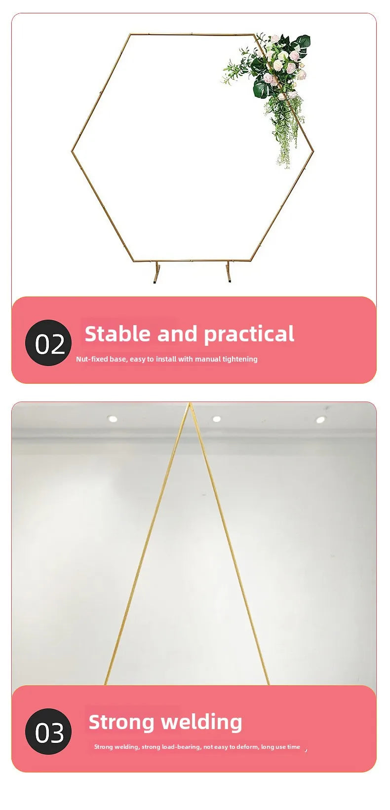 Wedding Celebration Metal Arch Kit Multifunctional Balloon Arch Ring For Party Venue Decoration