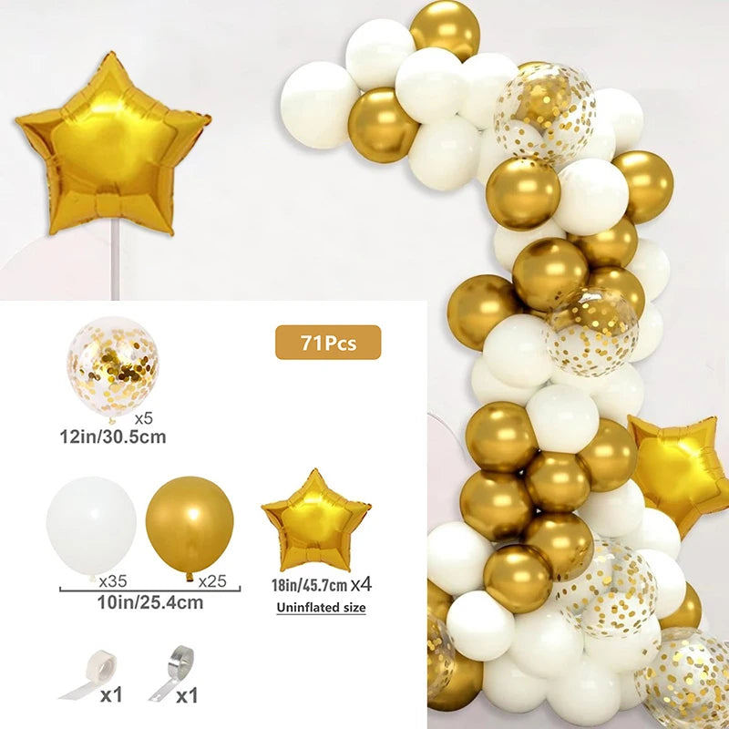 Mubarak Moon Star Foil Balloon Eid Mubarak Party Decorations Ramadan Dinner Table Decor Islamic Party tablecloth Supplies