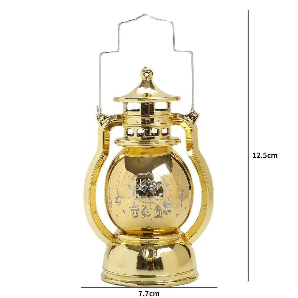 Eid Mubarak LED Lantern Light Ramadan kareem Decorations for home 2026 Islamic Muslim Party Decor Ramadan Mubarak EID Al Adha