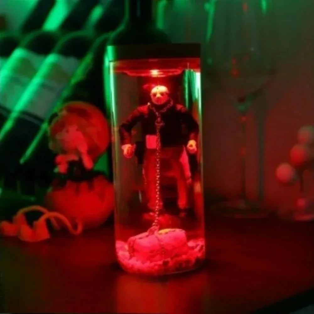 Jason Voorhees Friday 13th Water Lantern Collector Water Lantern Horror Decoration Gift Souvenir Halloween Night Lantern Decor