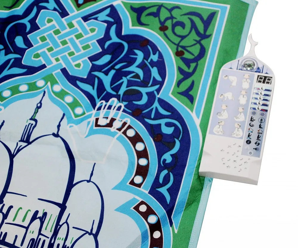 Mosque Smart Interactive Prayer Mat Educational Rug Muslim Gift Islam Electronic Worship Blanket Islamic Prayer Blanket