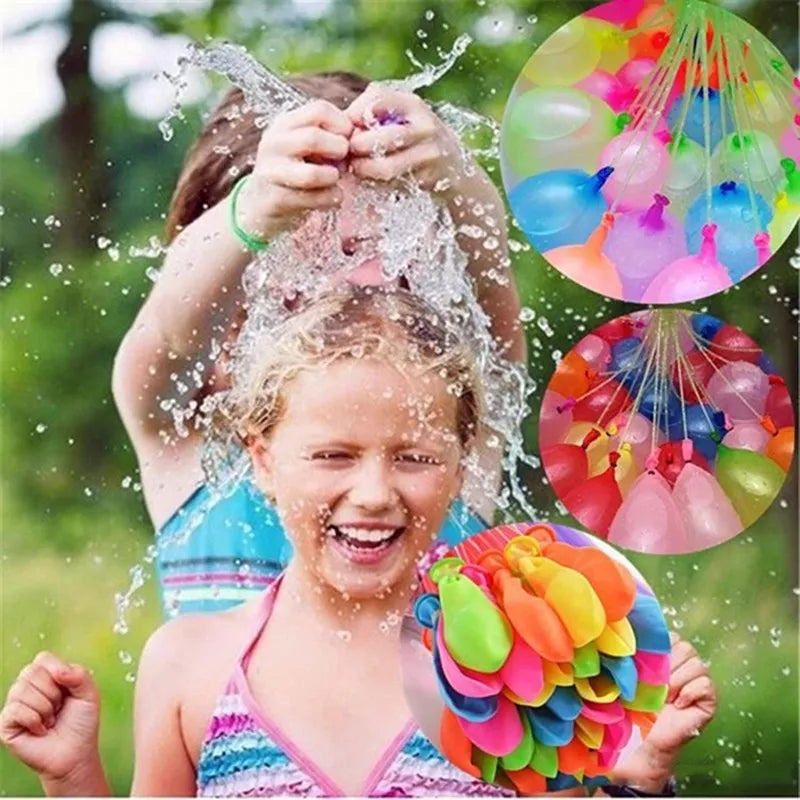 111pcs Water Balloons Quickly Filling Magic Bunch Balloons Bombs Instant Beach Toys Summer Outdoor Fighter Toys For Children