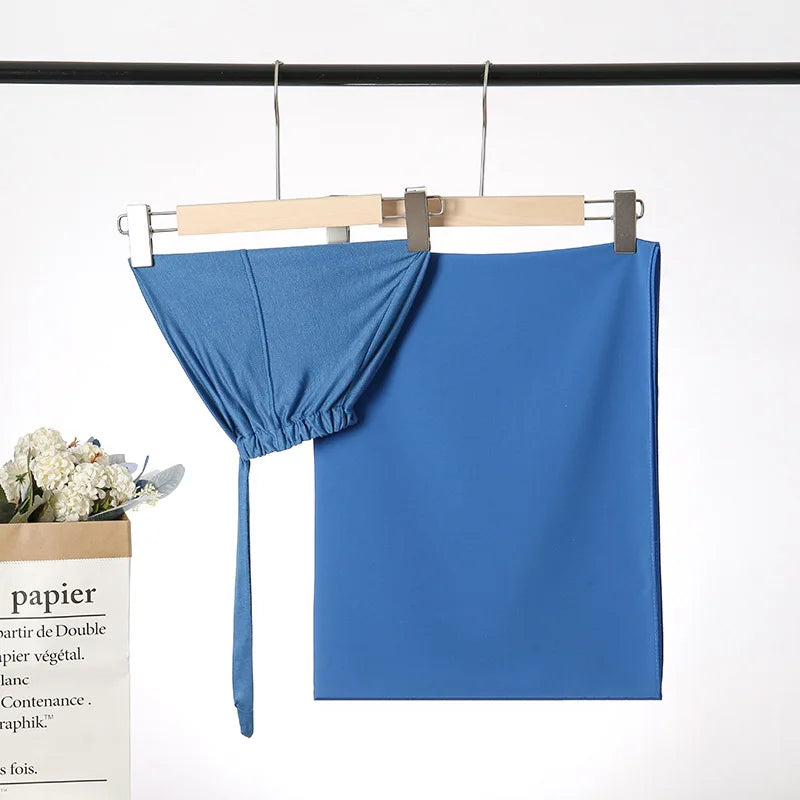 Women's Soft Muslim Hijab Breathable Cotton Headscarf Non-Irritating Wrap High-Quality Pure Cotton Fabric Moisture-Wicking