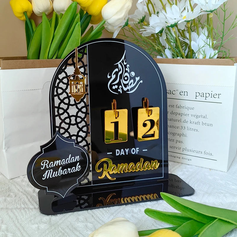 Ramadan Decorations 2026 Ramadan Countdown Calendar 2026 Muslim Islamic Festive Decor Eid Al-Fitr Decorations Eid Mubarak Gifts