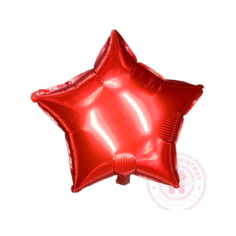 5/10/18 Inch Silver Pentagram Helium Foil Balloon Birthday Wedding Decoration Party Supplies Star-Shape Balloon Baby Shower Toys