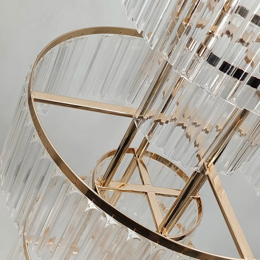 5PCS Iron Flower Rack Gold Arch Stand Road Lead 43 Inches Acrylic Wedding Centerpiece Flower Rack For Event Party Decoration