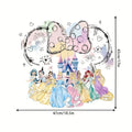 Cartoon Princess Wall Stickers Snow White Cinderella Aurora - PVC Decals for Girls Room Home Decor Mural Art Kids Wall Art