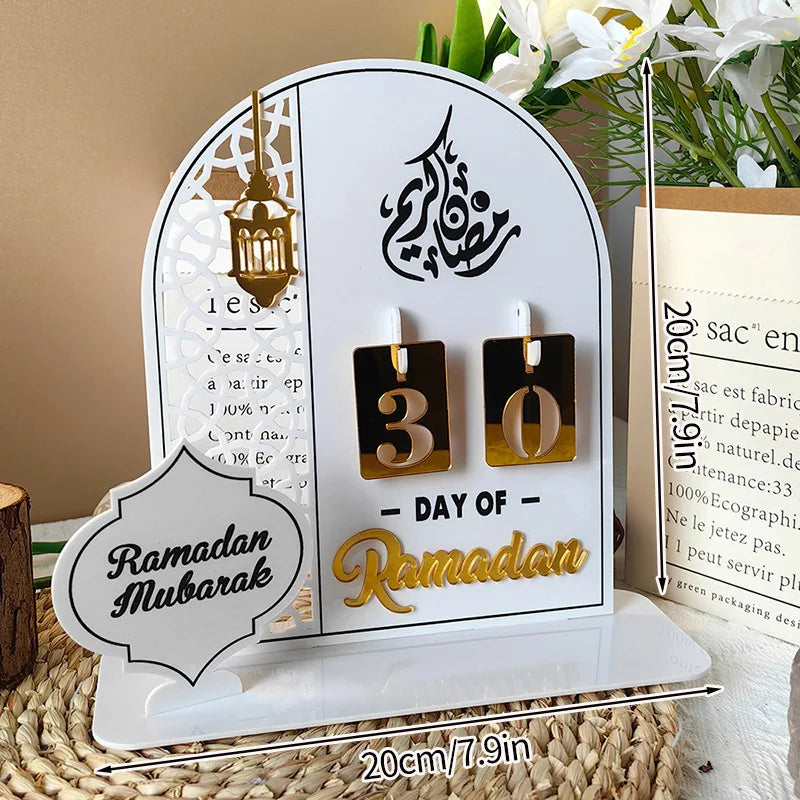 2026 Ramadan Countdown Calendar Eid Advent Calendars Muslim Islamic Eid al-Fitr Decorations Eid Mubarak Gifts