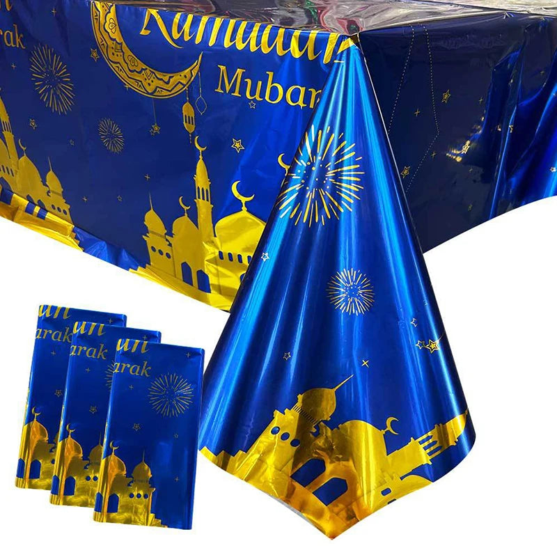 Ramadan Decorations 2026 Pulling Flag Eid Mubarak Hanging Banner Islamic Muslim Party Party Moon Star Castle Hanging Flag