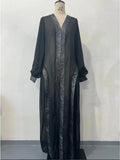 2024 Muslim Modest Women Dress – Eid & Ramadan Jalabiya Kaftan Robe