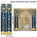 Eid Mubarak Door Banner Ramadan Decoration 2025 for Home Mubarak Ramadan Kareem Islamic Muslim Party Decor Eid Al Adha Gifts