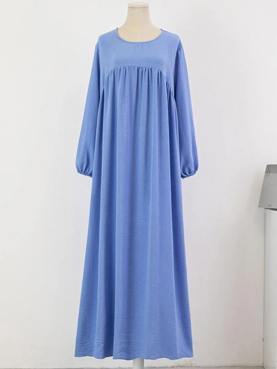 Muslim Women Dubai Abaya luxury kebaya Solid Color Long Dress Modest Ramadan Robe kaftan Femme musulmane african Islam Clothing