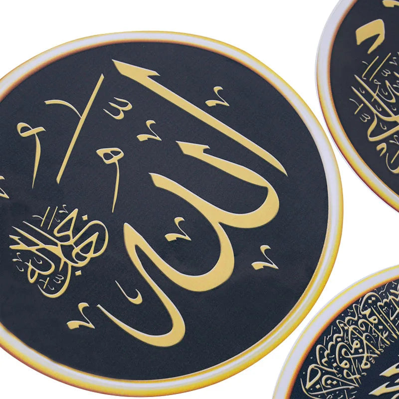 1pc 30cm Islamic Wall Stickers Eid Mubarak Ramadan Kareem Festival Party Decoration Eid Home Art Decals Removable Wall Sticker