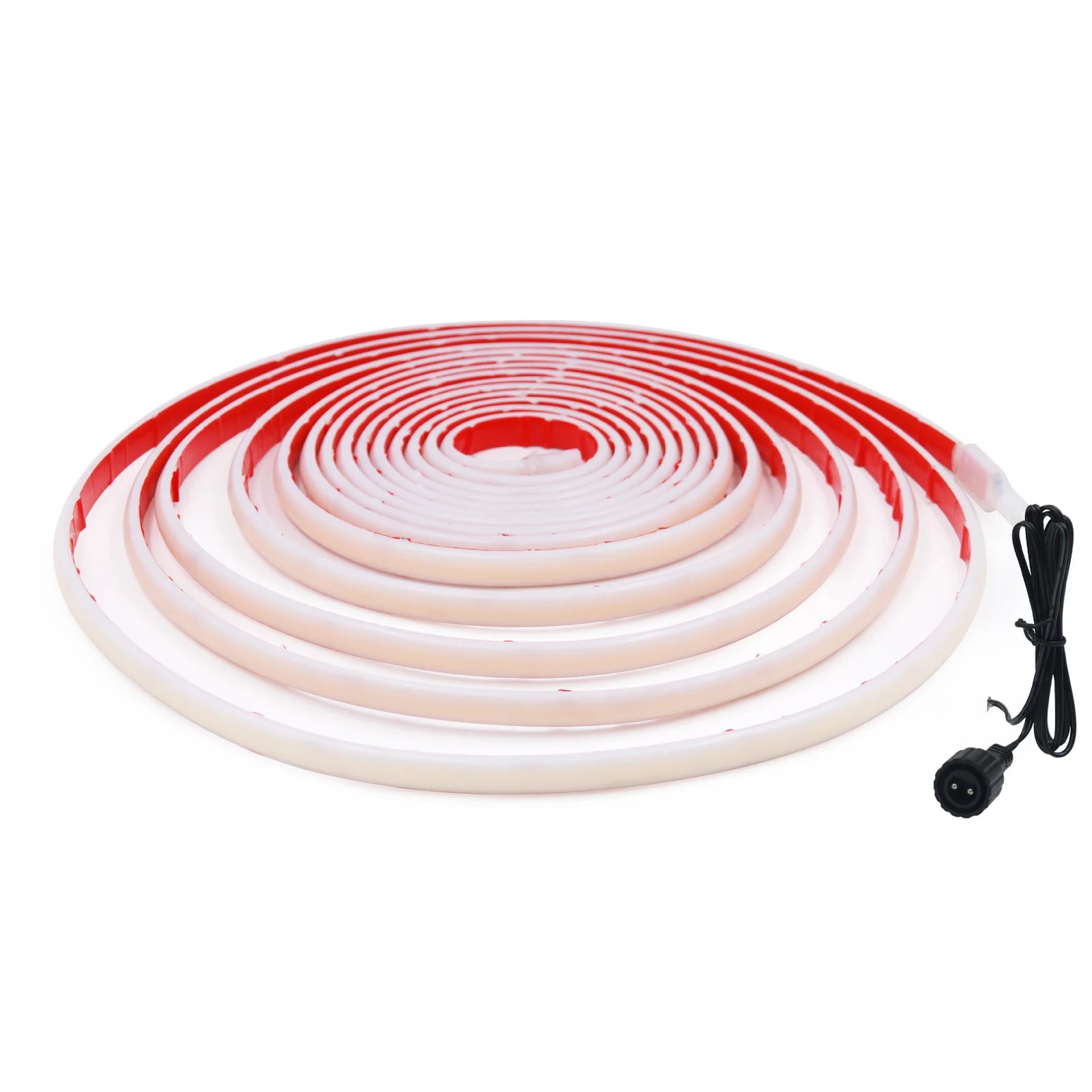 IP68 Waterproof Solar Powered COB Neon Strip 24V 320Leds 3000K 4000K 6000K Red/Green/Blue/Yellow Flexible Ribbon Rope LED Light