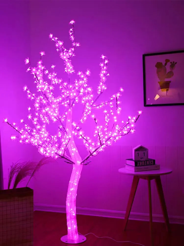 Cherry Blossom LED Christmas Tree Lights – 1.5m / 5ft Indoor & Outdoor Decorative Lighting