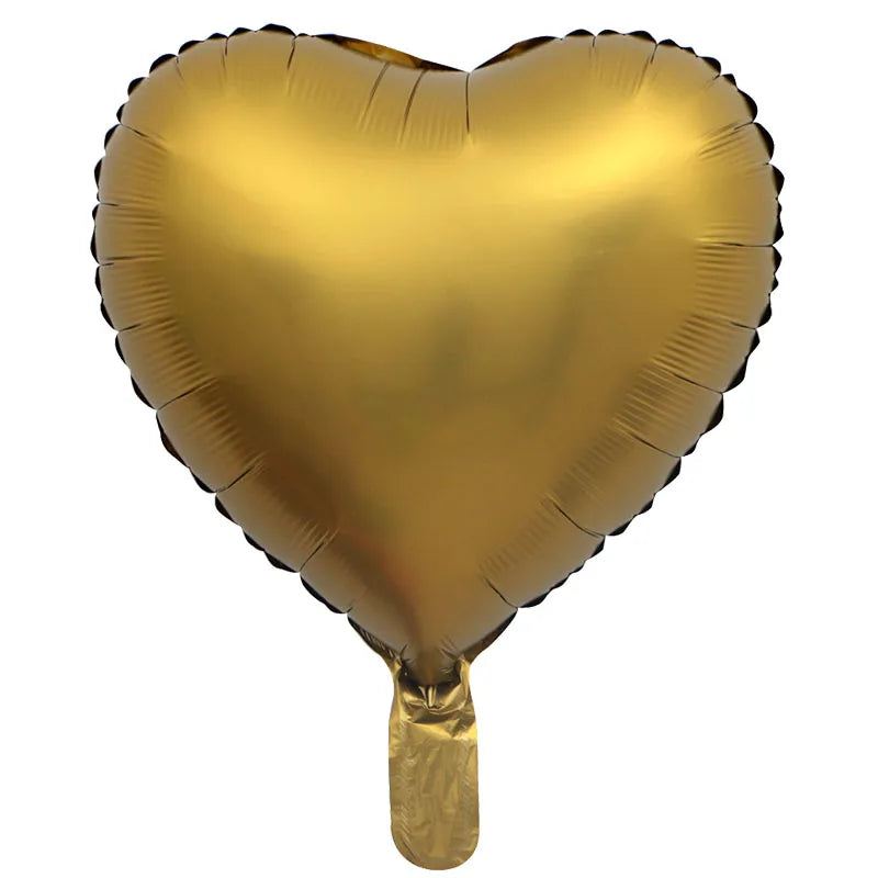 10/5/3Pcs Cream Heart Foil Balloons 18inch Multi Pink Beige Heart Helium Balloons for Wedding Birthday Party Decorations Globos