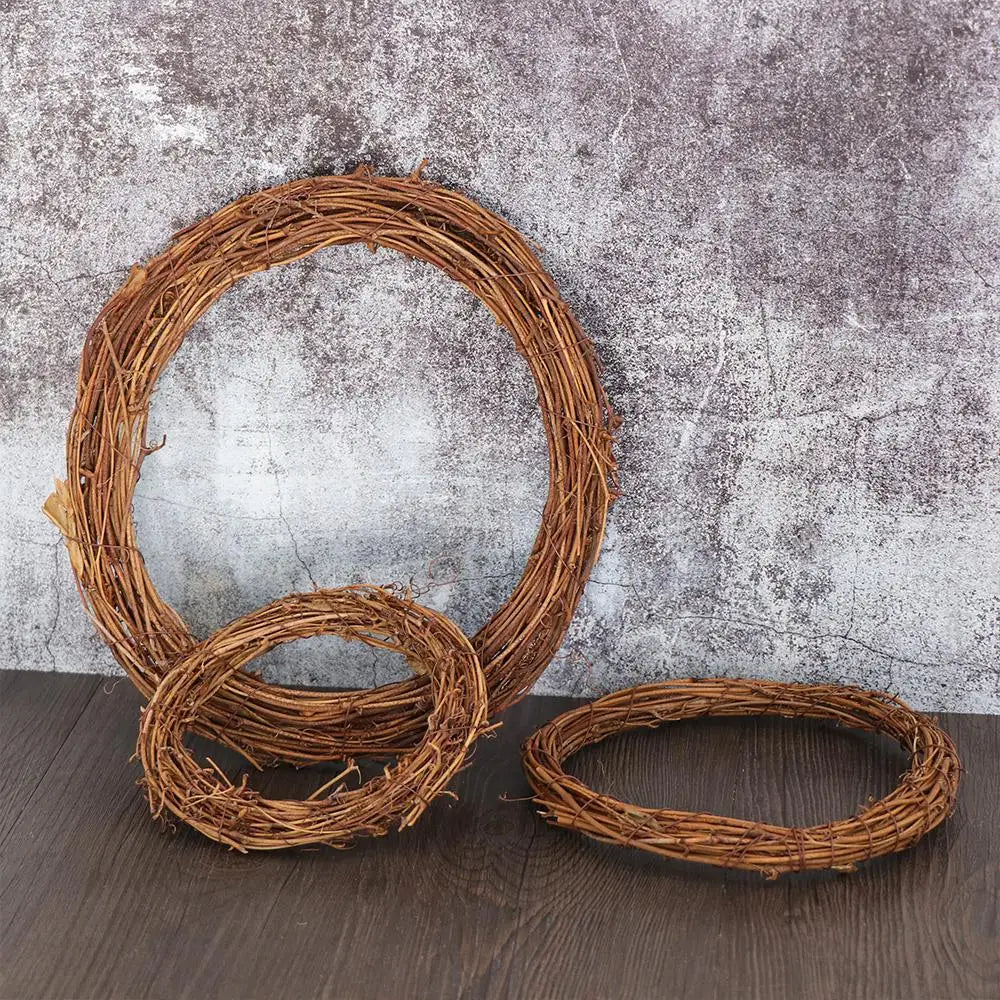 8-30CM Ramadan Decoration Eid Murbark Wedding Wreaths Decoration Garland Material Rattan Wreath DIY Wreath Party
