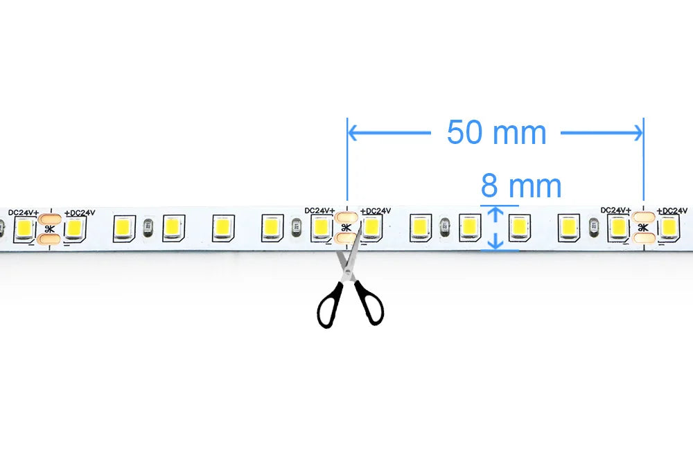 2835 5M 300 600 1200LEDs LED Strip DC12V 24V 120LEDs/m Home Waterproof IP65 Lamp Strip  Flexible And Cuttable Soft Lamp Bar