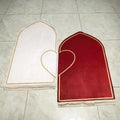 Couple Set Prayer Mat Thick Printed Flannel Adult Worship Mats Prayer Carpets for Living Room Rugs Alfombras Para Sala