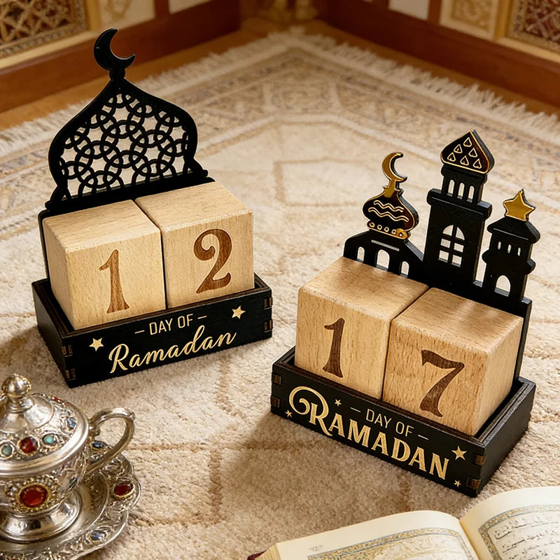 2026 Ramadan Countdown Calendar Eid Mubarak Advent Calendar Desktop Ornaments Islamic Muslim Party Decorations Calendar Gift