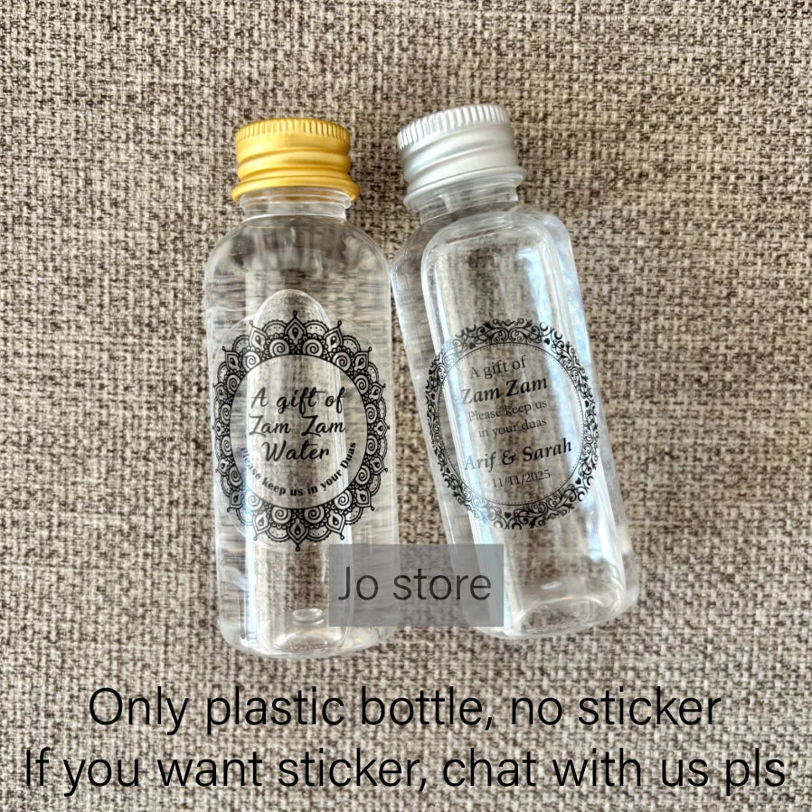 Zamzam Water Plastic Bottle – Refillable Gift for Islamic Celebrations