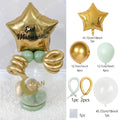 Ramadan balloon set of stars and moon balloons, used for decoration during Ramadan and home Eid al Fitr balloon decoration