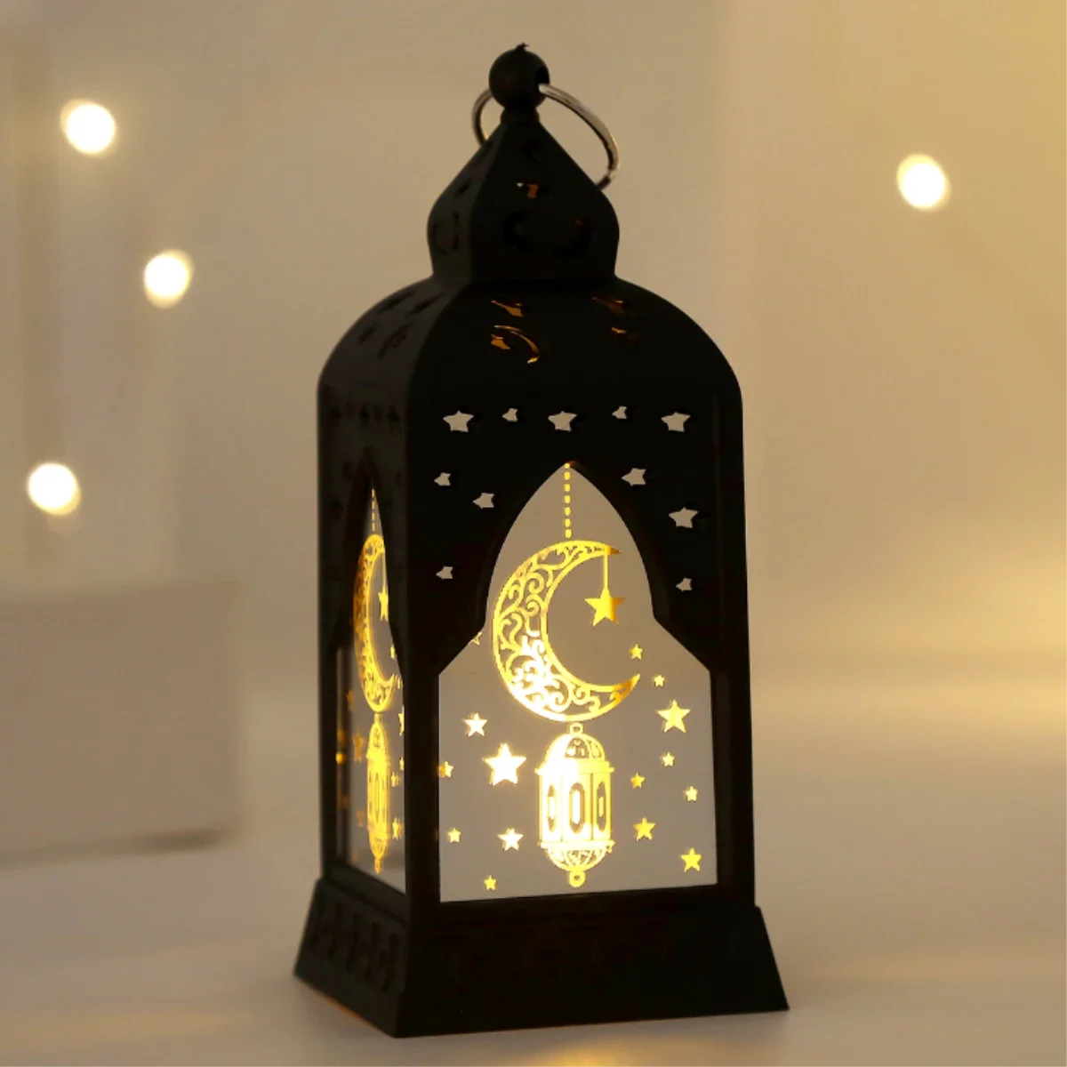 Ramadan Decoration Moon Star LED Lantern Light EID Mubarak Decorations for Home Islamic Muslim Festival Party 2026 Eid Supplies