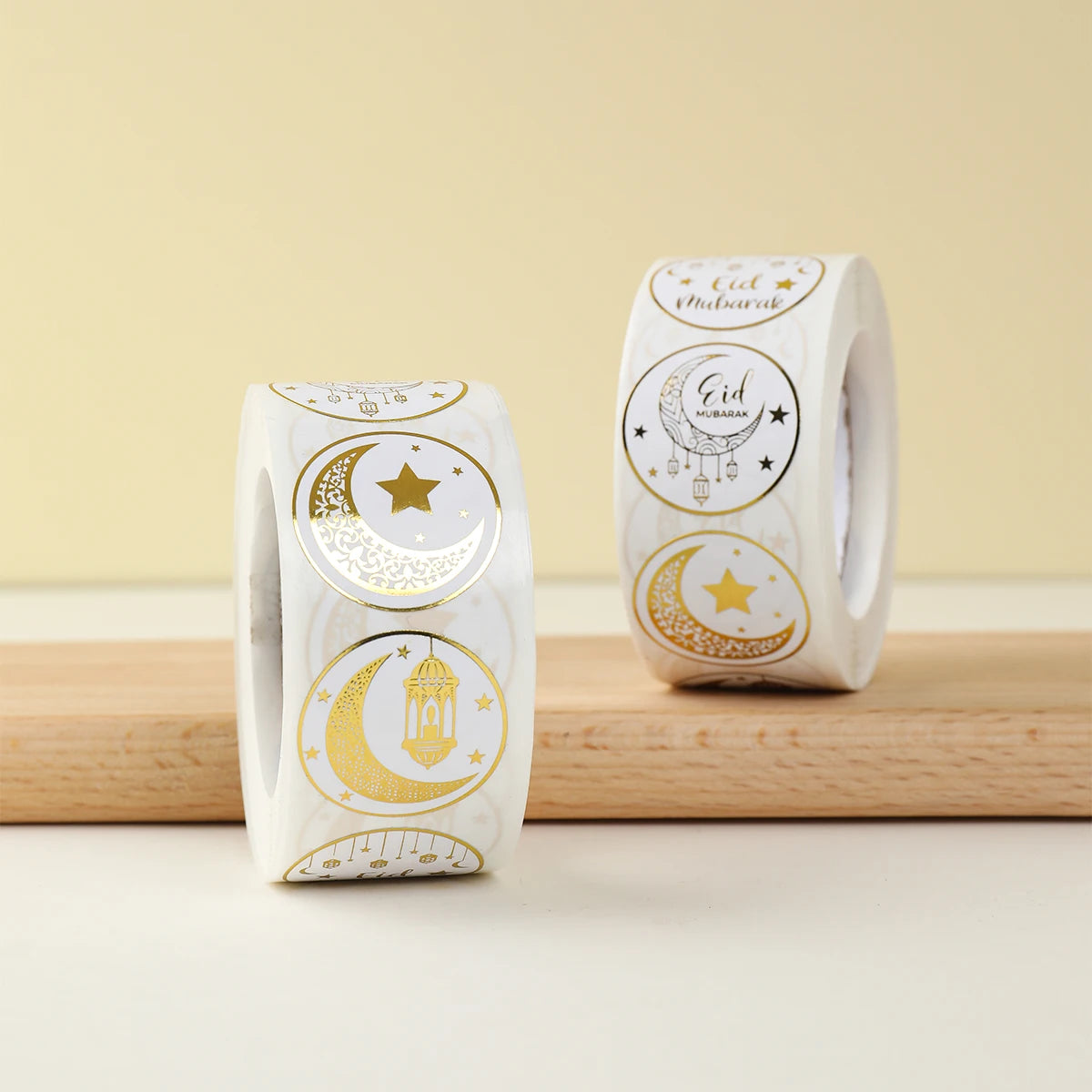 EID Mubarak Stickers Ramadan Decoration 2025 For Favor Gifts Label Ramadan Kareem Islamic Muslim Party Eid Al Adha Gifts