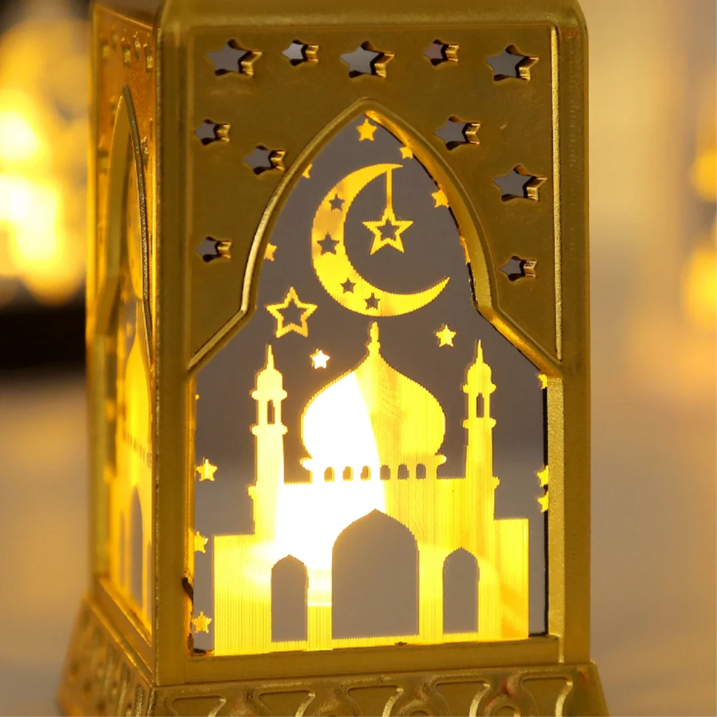 Ramadan Decoration Moon Star LED Lantern Light EID Mubarak Decorations for Home Islamic Muslim Festival Party 2026 Eid Supplies
