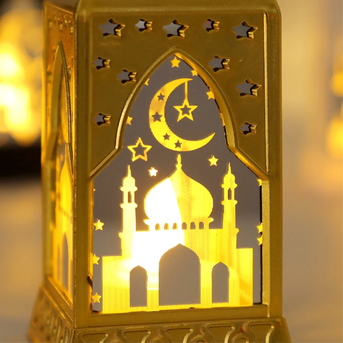 Ramadan Decoration Moon Star LED Lantern Light EID Mubarak Decorations for Home Islamic Muslim Festival Party 2026 Eid Supplies