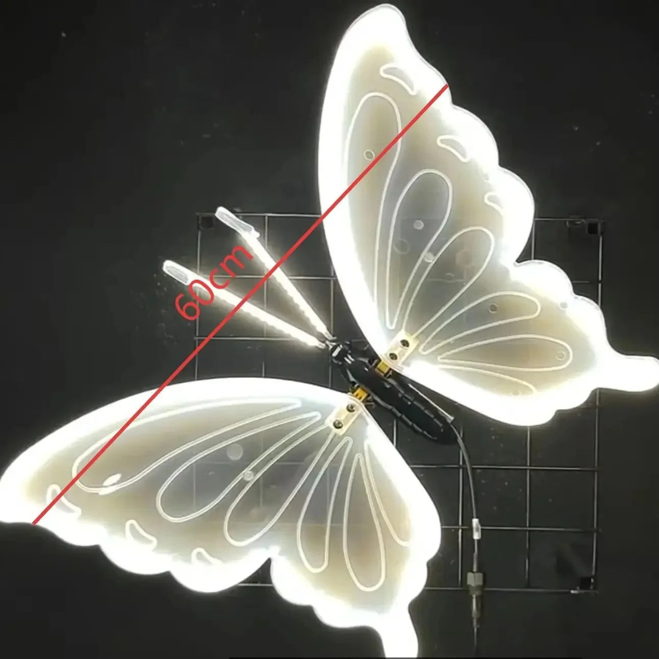 1pcs LED Outdoor Simulation Dynamic Static Butterfly Lights for Festival Home Decor Holiday Party DIY Decorations