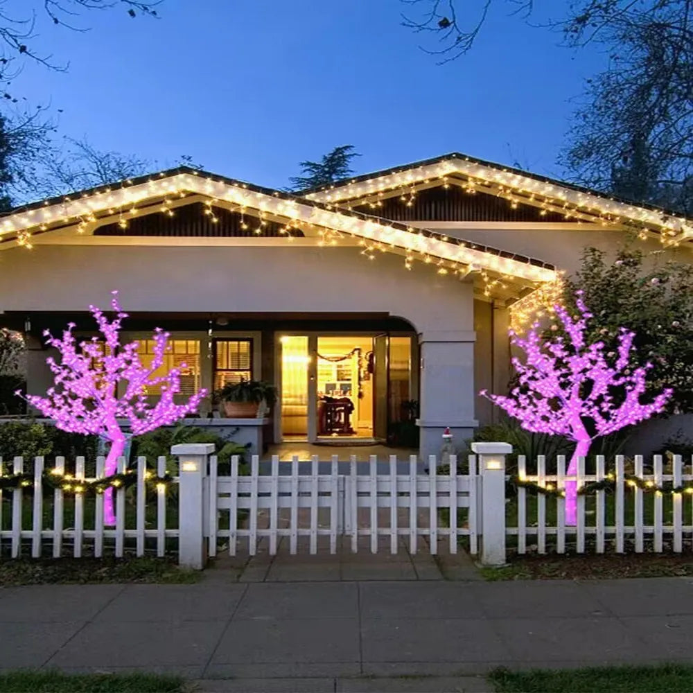 Cherry Blossom LED Christmas Tree Lights – 1.5m / 5ft Indoor & Outdoor Decorative Lighting