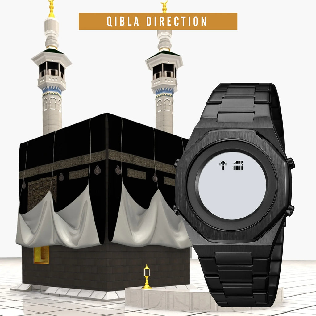 Muslim Qibla Direction Instruct Watch Men Women Prayer Multifunctional Worship Watches Luxury Male Original Wristwatch